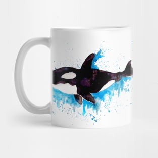 Watercolor Killer Whale Mug